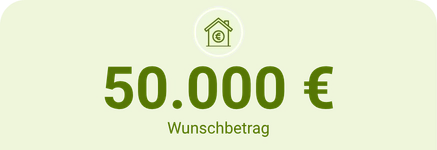 50.000 € Wunschbetrag