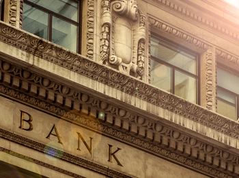 Bankfassade von außen