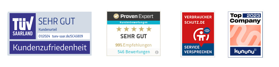 Proven Expert Kundenbewertungen 